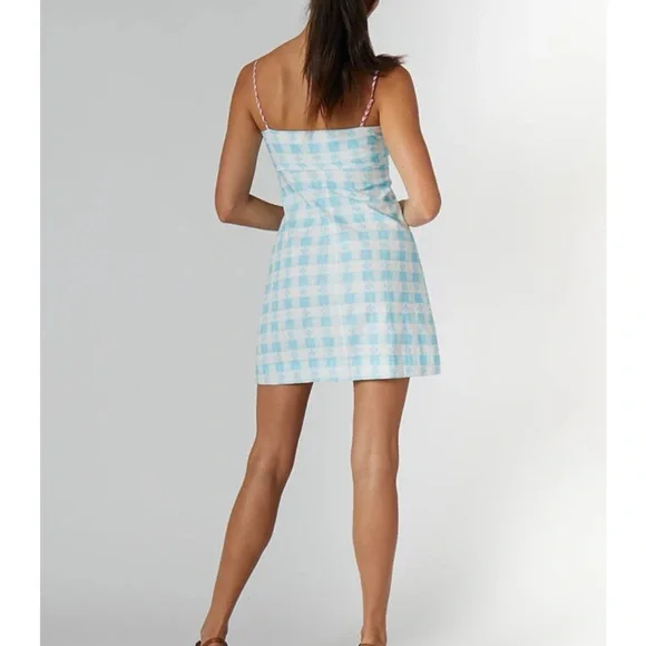 Rachel Antonoff Gwen Mini Dress in Spritz Size 4 - Picture 4 of 8